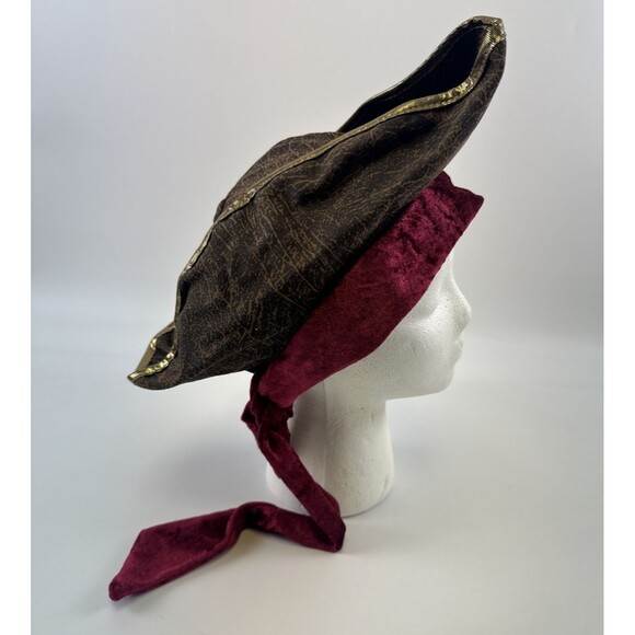 Incharacter Rustic Pirate Lady Costume Plus 3X Corset Gauze Blouse Boot Tops Hat - Picture 9 of 15